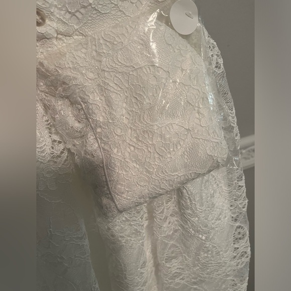 PIPPA & JULIE Baby Girls' Christening Gown Set, - Picture 8 of 8